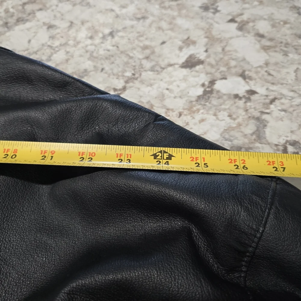 Collezione Leather Coat Mens Sz 4XLT Black - Picture 9 of 13